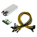 94% Platinum 750 Watt Power Supply Kit for GPU Open Rig Mining Ethereum, ZEC