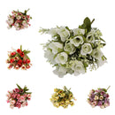 Artificial Flowers Rose Flower Simulation Real Touch Bouquets for Wedding Party Home DIY Hotel Table Decoration Garden