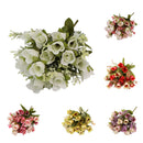 Artificial Flowers Rose Flower Simulation Real Touch Bouquets for Wedding Party Home DIY Hotel Table Decoration Garden
