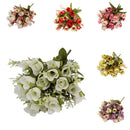 Artificial Flowers Rose Flower Simulation Real Touch Bouquets for Wedding Party Home DIY Hotel Table Decoration Garden