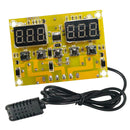 DC 220V Dual Digital Thermostat Temperature Humidity Controller 10A 1CH