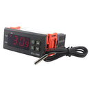 Temperature Controller STC-1000 Digital Outlet Thermostat, Pre-wired, 2 Stage Heating and Cooling Mode, 220V 10A