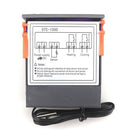 Temperature Controller STC-1000 Digital Outlet Thermostat, Pre-wired, 2 Stage Heating and Cooling Mode, 220V 10A