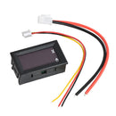 Digital Current Tester Multimeter DC 100V Volt 2A Ampere Battery Monitor Gauge 2in1 Red LED Display Car Automotive 12V 24V Built-in Shunt