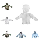Beekeepers Beekeeping Jacket Veil Hat Suit Protective Equipment White