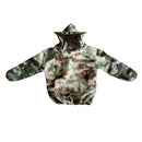 Beekeeping Jacket Pull Over Protective Veil Bee Keeping Suit Hat Camouflage