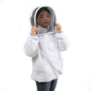 Polyester Beekeepers Beekeeping Jacket Veil Hat Suit Protective Tool White