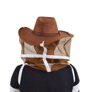 Beekeeping Garden Cow Boy Hat Anti Mosquito Bee Veil Head Breathable Guard