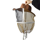 Beekeeping Garden Cow Boy Hat Anti Mosquito Bee Veil Head Breathable Guard