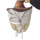 Beekeeping Garden Cow Boy Hat Anti Mosquito Bee Veil Head Breathable Guard