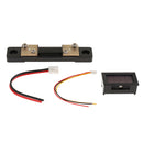 0-200V 50A DC Voltmeter Ammeter Blue Red Digital Volt Current Panel Meter
