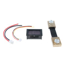 DC 0-200V 100A LED Digital Current Voltage Multimeter Ammeter Voltmeter