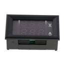 Dual Red Blue LED Digital Voltmeter Ammeter Current Volt Meter Gauge Tester 0-100 A