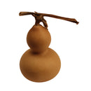 Tea Pet Natural Gourd Ornament Bottle Gourd Art Home Decor Stand for Fortunes and Opportunities