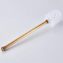Toilet Brush Compact Toilet Brush and Holder & Rack Solid Brass Heavy Duty