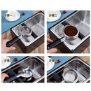 Stainless Steel Coffee Knock Box With Handle Bucket Espresso Grind Waste Bin