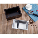 Stainless Steel Coffee Knock Box With Handle Bucket Espresso Grind Waste Bin