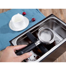 Stainless Steel Coffee Knock Box With Handle Bucket Espresso Grind Waste Bin