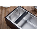 Stainless Steel Coffee Knock Box With Handle Bucket Espresso Grind Waste Bin
