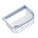 Bathroom Shelf Organizer Storage Kitchen Rack with Traceless Transparent Adhesive No Drilling Brass