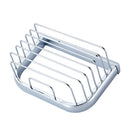 Bathroom Shelf Organizer Storage Kitchen Rack with Traceless Transparent Adhesive No Drilling Brass