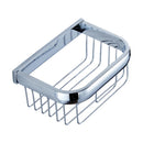 Bathroom Shelf Organizer Storage Kitchen Rack with Traceless Transparent Adhesive No Drilling Brass