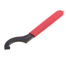 Black ER-25 Hook Wrench Spanner Collet Chuck for Lathe Clamping Nut ER25 ER Wrench Tool with Red Skidproof Handle