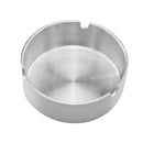 Ashtray, Newness Stainless Steel Tabletop Decoration Unbreakable Home Ashtray, 4.72 Inches (12 cm)