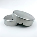 Ashtray, Newness Stainless Steel Tabletop Decoration Unbreakable Home Ashtray, 4.72 Inches (12 cm)