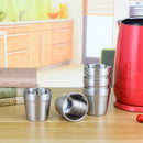 180ml Modern Stainless Steel Cups Pint Cup Coffee Beer Mug Kids Tumbler