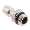 Quick Coupler Adapter Pressure Washer Foam Lance Plug Metal Connector Male 14mm to 12mm