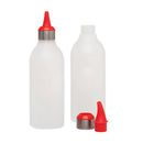 Kitchen Plastic Squeeze Bottle Dispenser Cruet for Sauce Vinegar Ketchup