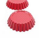 4'' Round Fluted Non Stick Flan Tin Dish Case Cake Baking Tray for Kitchen