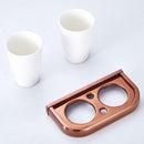 Bathroom Double Tumbler Toothbrush Holder Bath Room Accessories Decorations Wall Mounted
