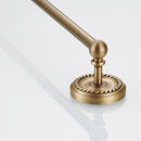 1 piece Home Hotel Bathroom Antique 610mm Wall Single Towel Rail Rack Bar Round Robe Holder