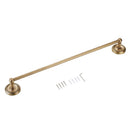 1 piece Home Hotel Bathroom Antique 610mm Wall Single Towel Rail Rack Bar Round Robe Holder