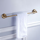 1 piece Home Hotel Bathroom Antique 610mm Wall Single Towel Rail Rack Bar Round Robe Holder