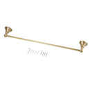 Wall Mount Single 600mm Towel Bar Bathroom Accessory Towel Stand Robe Hook