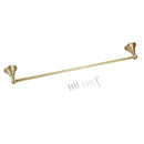Wall Mount Single 600mm Towel Bar Bathroom Accessory Towel Stand Robe Hook