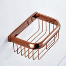 Bathroom Basket Shower Organizer Bath Shelf Rack Tissue Container Corner