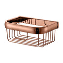 Bathroom Basket Shower Organizer Bath Shelf Rack Tissue Container Corner