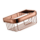 Bathroom Basket Shower Organizer Bath Shelf Rack Tissue Container Corner