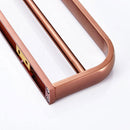 Wall Mount Brass Double Rail Towel Bar Rack Bathroom Towels Holder and Robe Hanger Bathroom Fittings 57cm