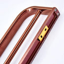 Wall Mount Brass Double Rail Towel Bar Rack Bathroom Towels Holder and Robe Hanger Bathroom Fittings 57cm