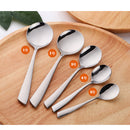 Long-handled ice tea spoon, cocktail stir spoons, stainless steel coffee spoons, Colored ice cream scoop