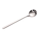 Dinning Stainless Steel Long handled Tea Spoon Soup Coffee Spoon Silver 13cm