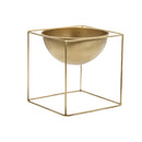 Metal Flower Pot with Stand Garden Plant Metal Iron Planter Home Decor