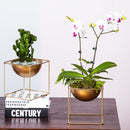 Metal Flower Pot with Stand Garden Plant Metal Iron Planter Home Decor