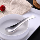 Cutlery Dessert Spoons Long Handle Stainless Steel Thickening Dessert Spoons