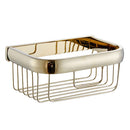 Shower Caddy Bath Bathroom Organizer Storage Basket Toilet Paper Holder Gold